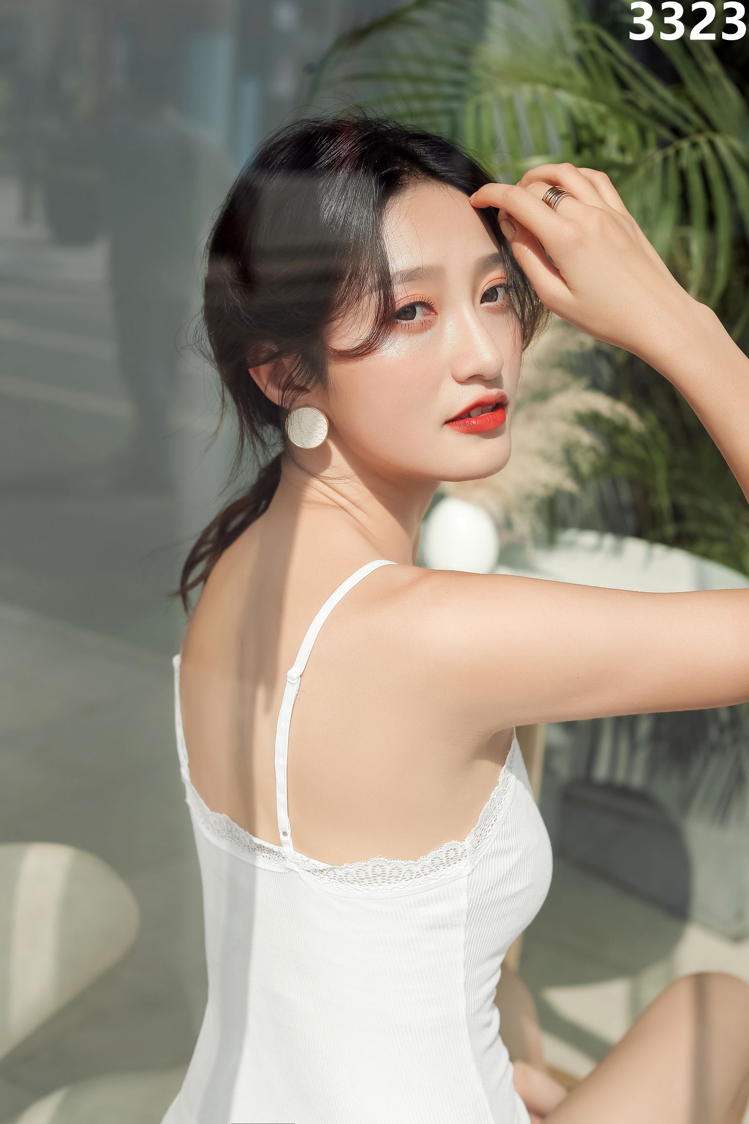夏季无袖背心女外穿潮西装内搭打底衫上衣无袖T恤工字黑白色网红