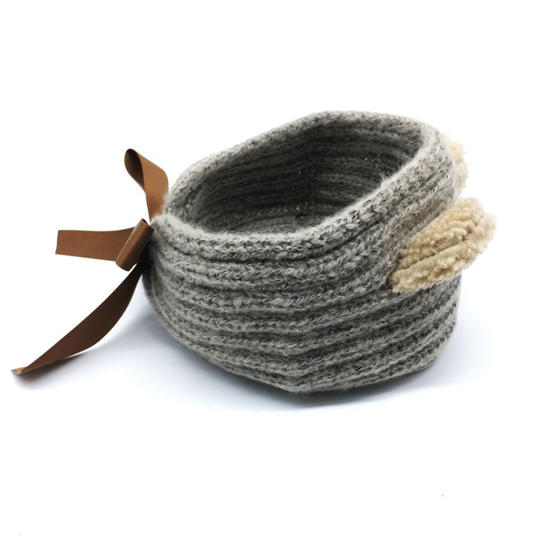 毛线发带秋冬外出复古宽边头饰品编织洗脸头巾女网红针织发箍