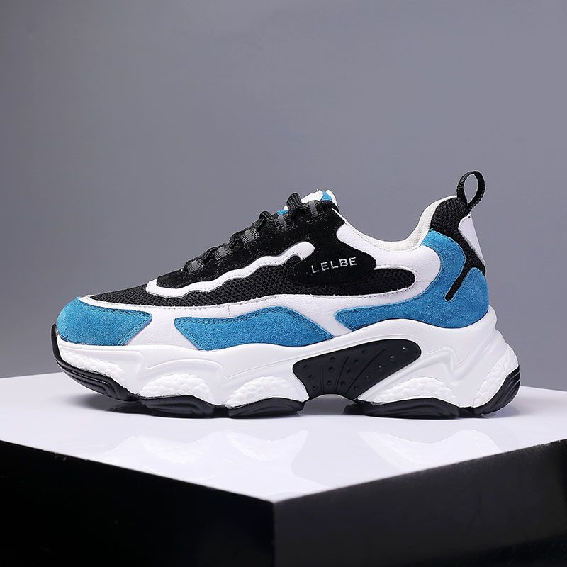 Spring Model New Spring Model New Father Shoes Female Summer Spring Model New Thick Sole Inside Increase Women's Shoes Mesh Surface Breathable Net Red Leisure Sports