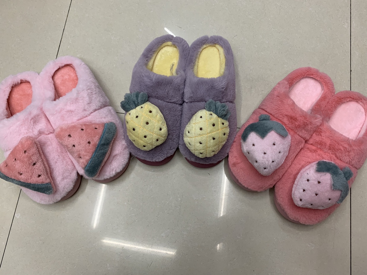 Fruit home cotton shoes details Picture