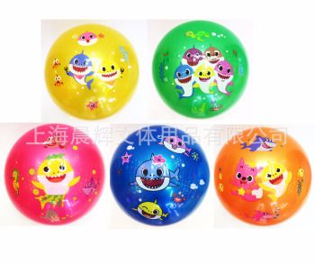 Export the latest shark Baby labeling ball PVC toy ball sports Bead labeling ball ASTM-F963 full figure