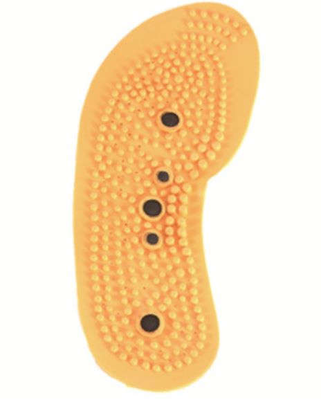 Golden Leaf Magnetic PVC Magnetic Massage Insoles, Casual Magnetic Sports shock-absorbing Insoles for men and women are in stock pic 2