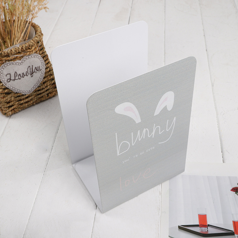 Multicolored cartoon rabbit ear printed bookstand Item Picture