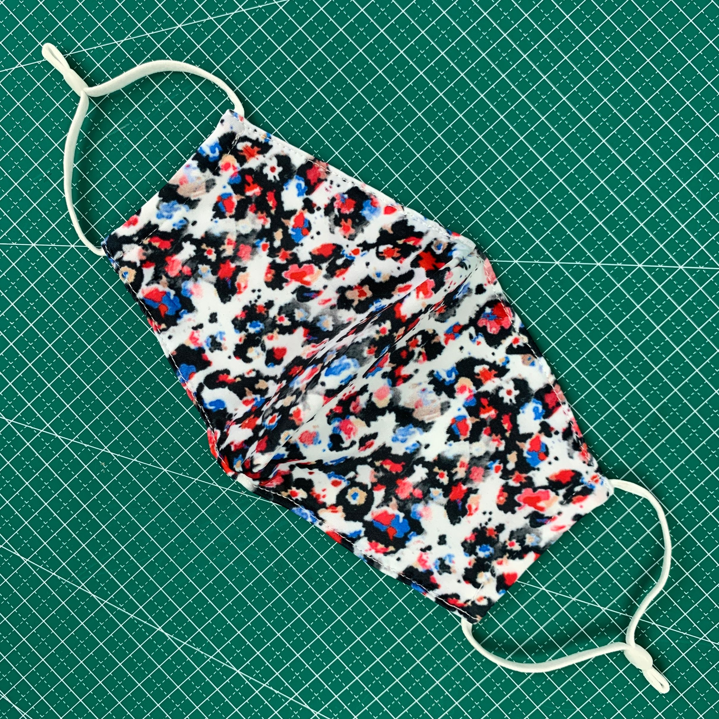 时尚洋气口罩全棉口罩冰丝口罩水洗口罩扎染系列口罩豹纹图案口罩