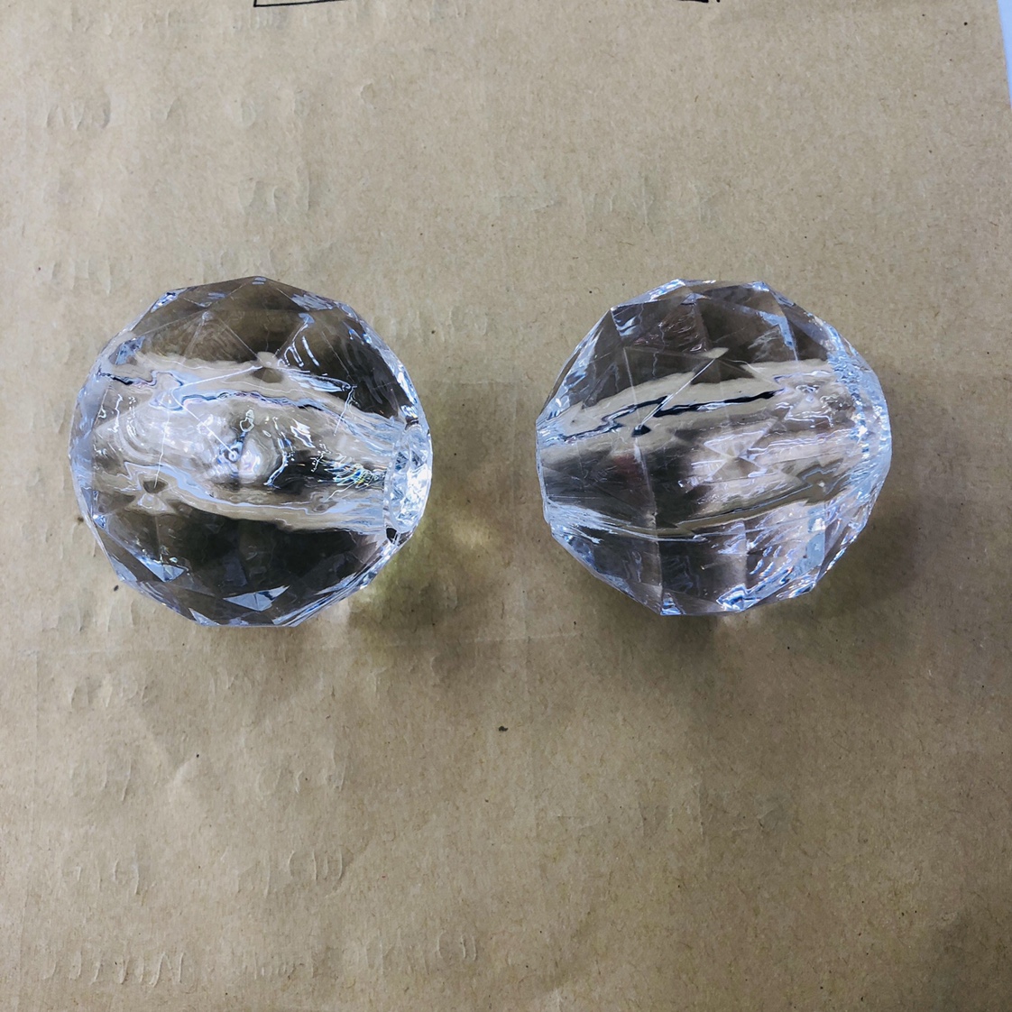 厂家直销工艺品配件亚克力配件塑料配件50mm