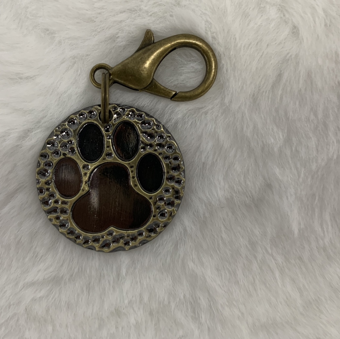 Pet supplies Pet dog badge Pet cameo dog badge trumpet footprint