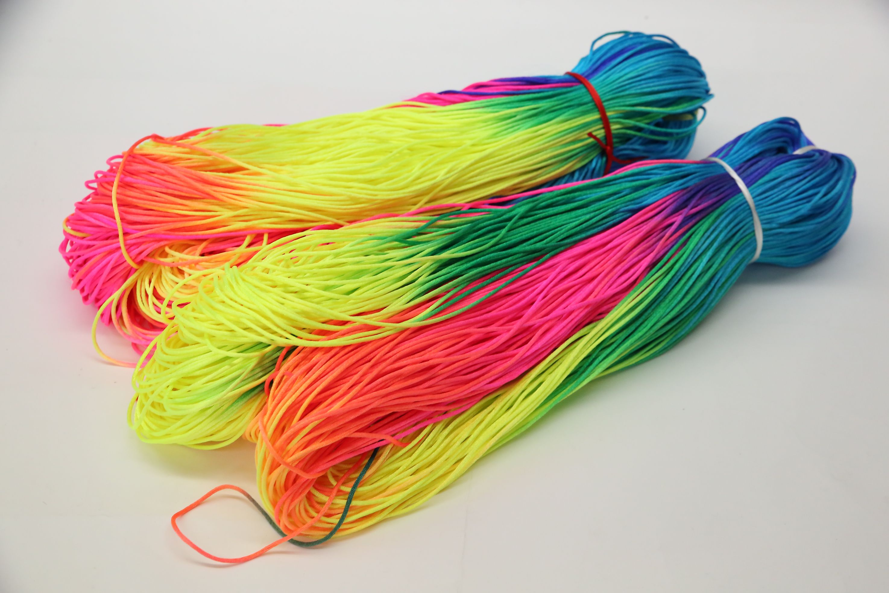 No. 6 Polyamide Colorful Rope, 2Mm Rainbow Rope, Braided Bracelet Rope, Braided Hair Rope Specification drawing