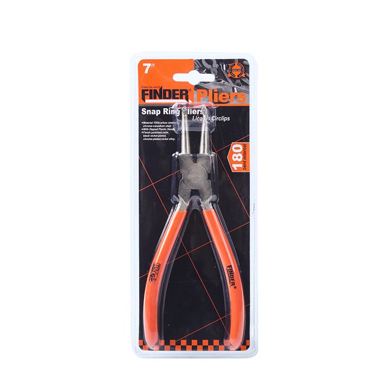 Finder Orange light stained plastic Circlip Piler (Internal bending) nickel iron Internal Circlip Piler