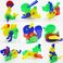 拼装动物10款混装DIY系列益智玩具启蒙玩具图