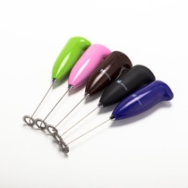 Mini household stainless steel hand-held electric egg beater, stirrer, coffee cosmetics stirrer, color blend