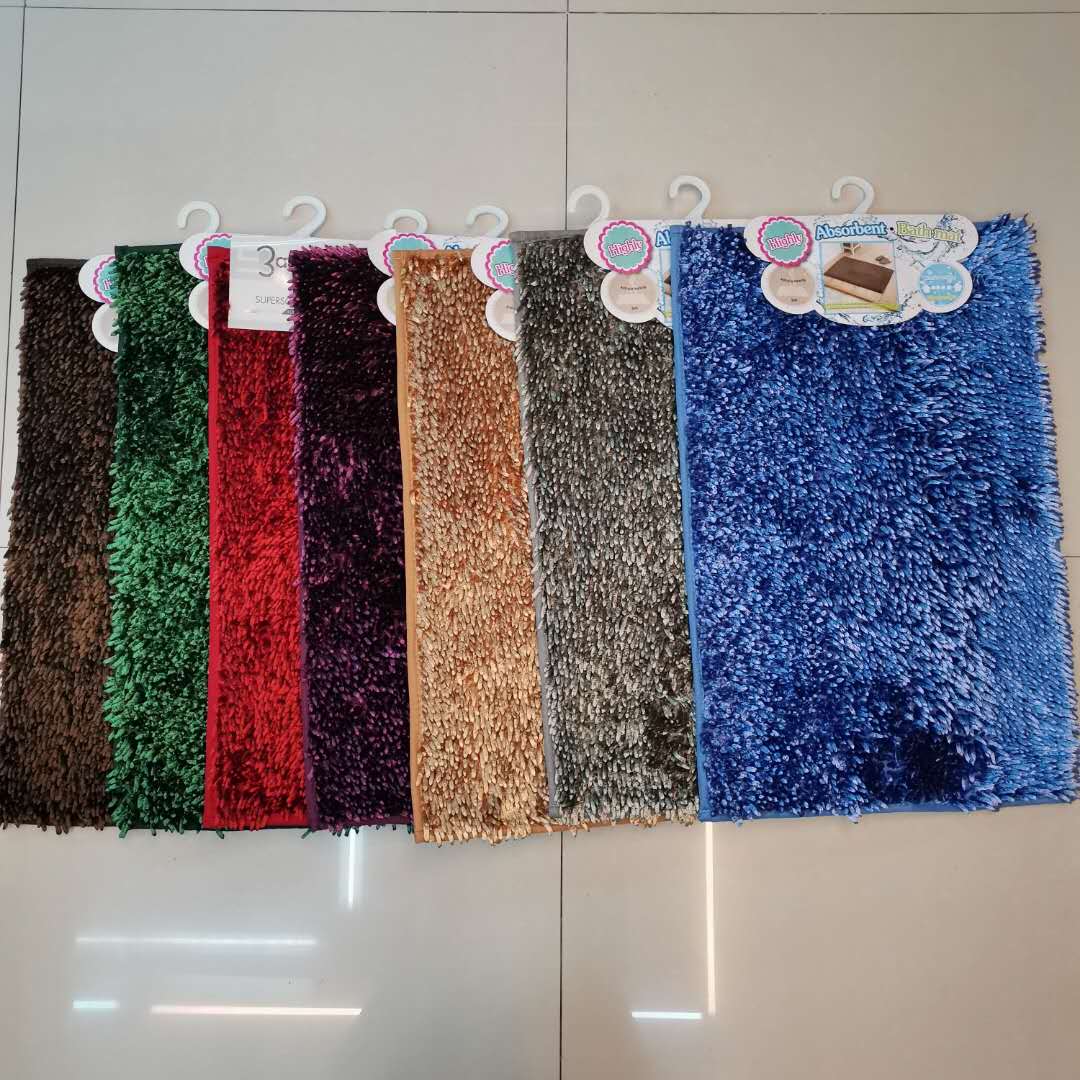 Bathroom non-slip mat light silk sponge mat household carpet bathroom door mat thumbnail