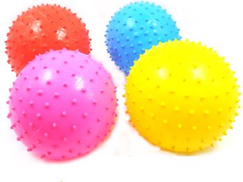 PVC按摩球8CM透明按摩球 彩色按摩球 玩具球混图