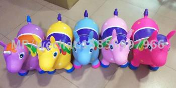 PVC充气玩具卡通独角兽新款跳跳马环保料独角兽详情1