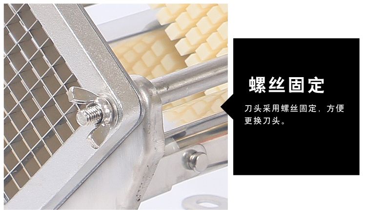 Horizontal French fries machine, manual French fries cutter, strip and block cutter, fruit and vegetable strip cutter detail image 13