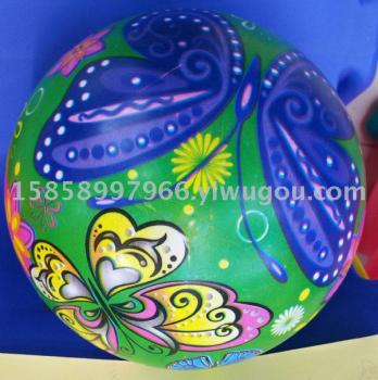 9寸环保料全印球22CM花朵系列玩具球图