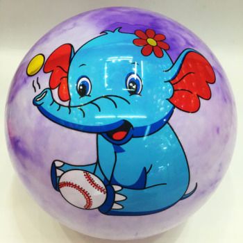 儿童小皮球宝宝拍拍球幼儿园加厚充气玩具球卡通皮球大标球详情图2