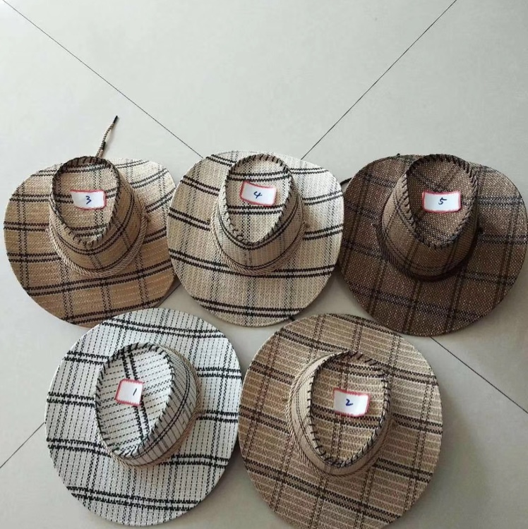 Big Plaid Cowboy Hat