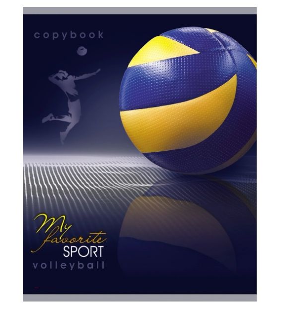 Student exercise book Russian ball games notebook