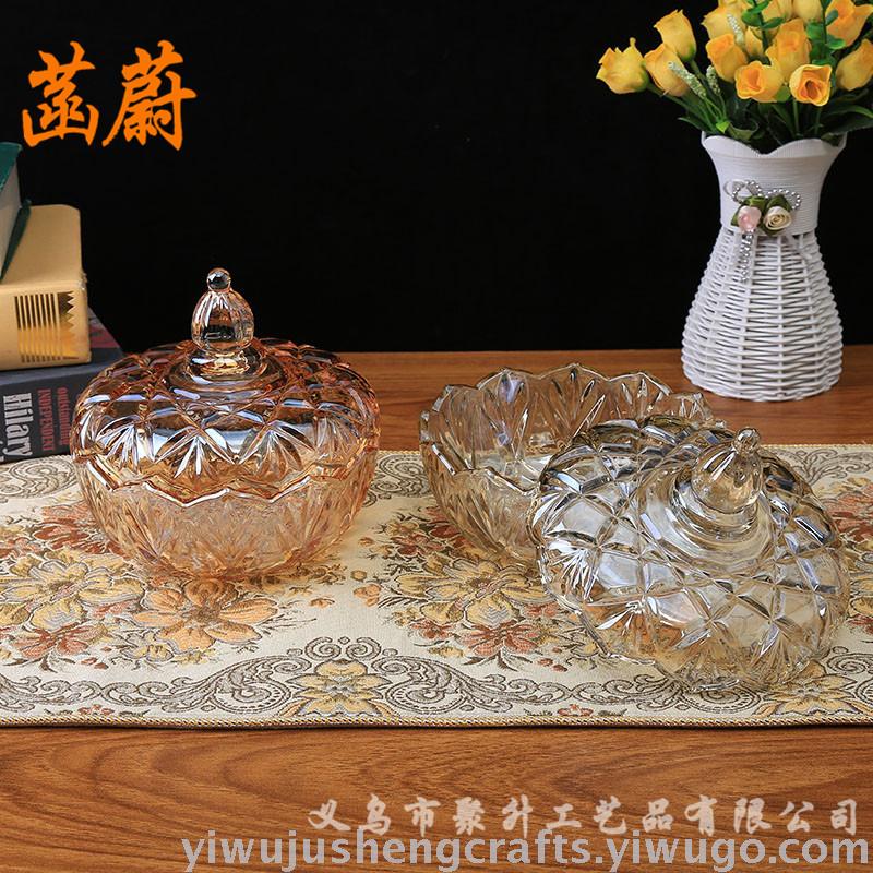 Creative Clear Crystal Glass Candy Jar With Lid Snack Storage Candy Jar Sugar Jar Gift Box Application Scenario