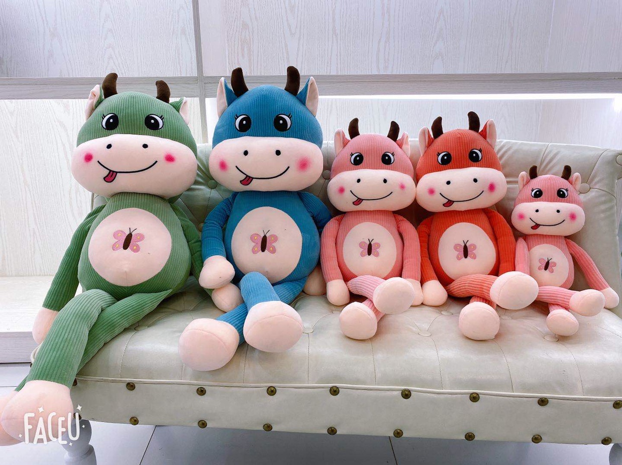 Manufacturers direct sales of high-end plush toys cute cow 0774-8