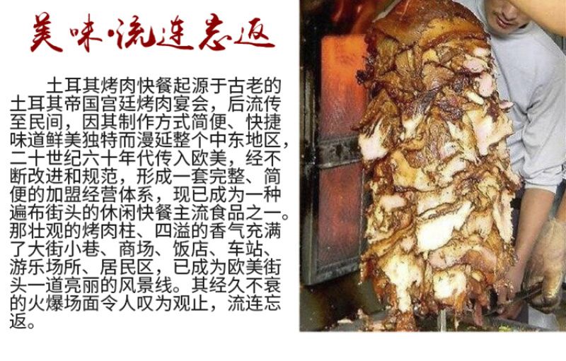 燃气四板可调式中东电烧烤炉商用烤架土耳其巴西烤肉炉机详情图4