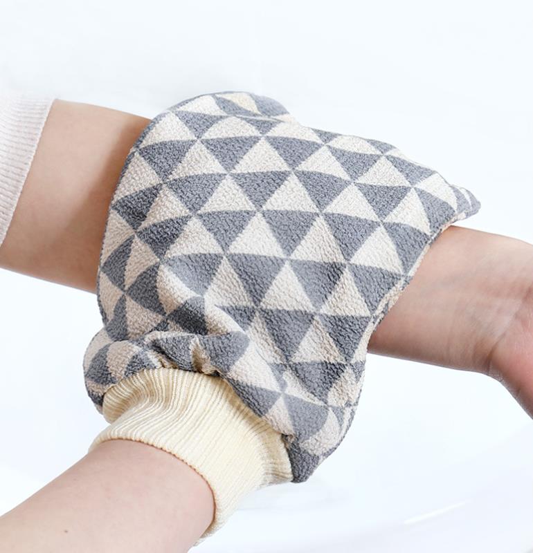 Triangle Bath Gloves details Picture