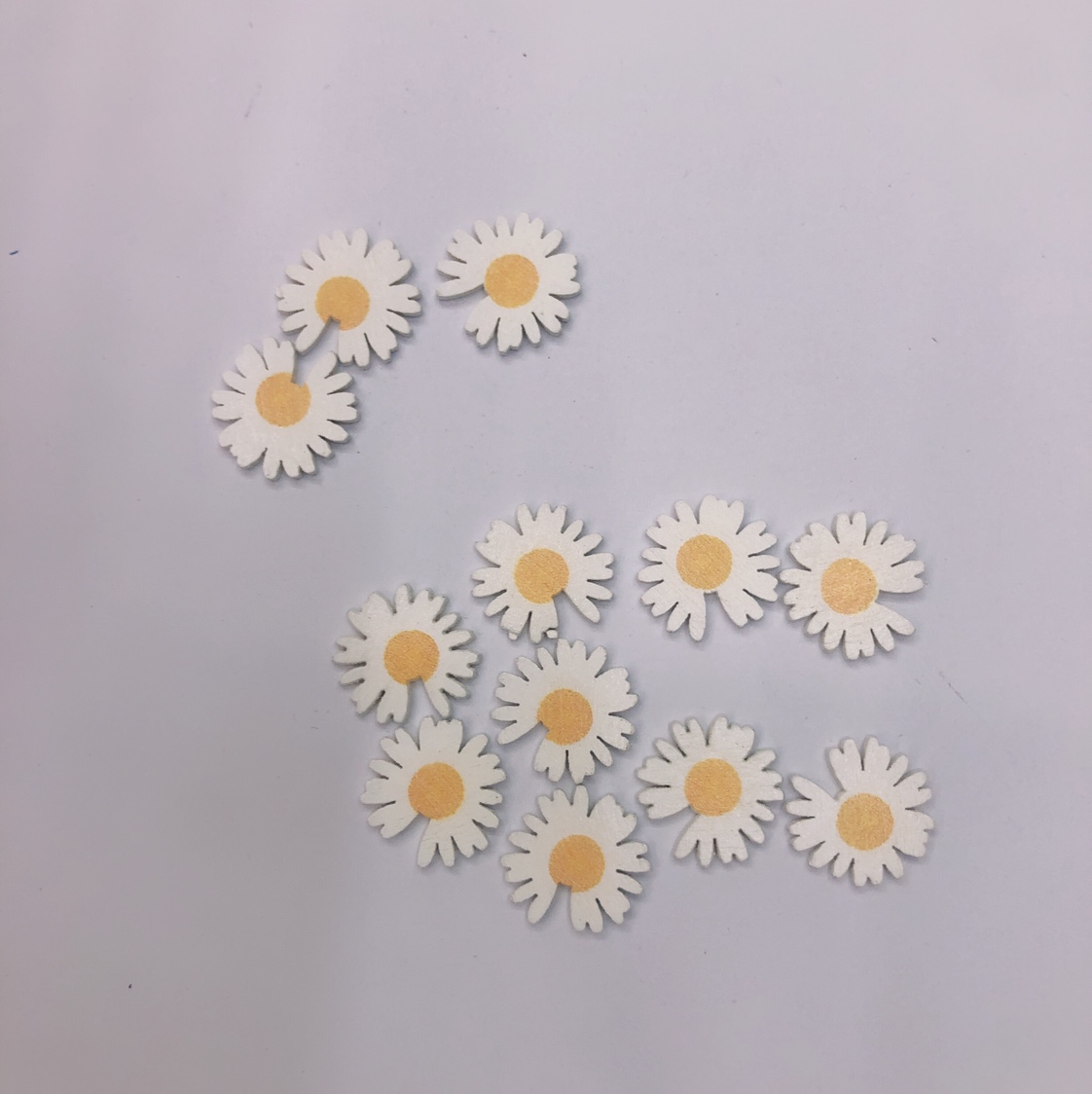 Fresh and elegant small Daisy wood chips