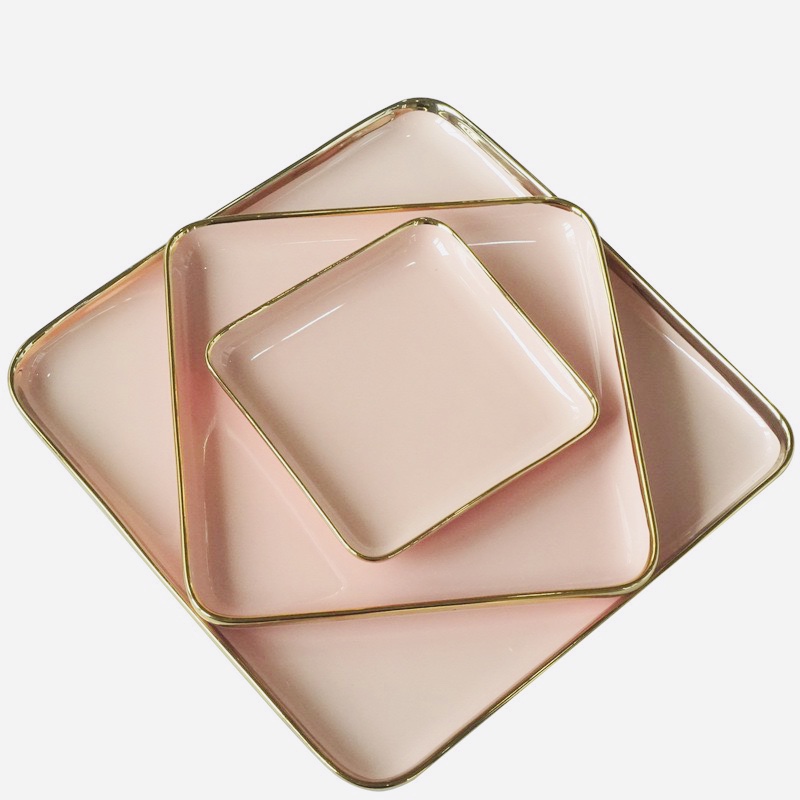 祖母绿 网红蛋糕盘 点心盘 牛排详情图6