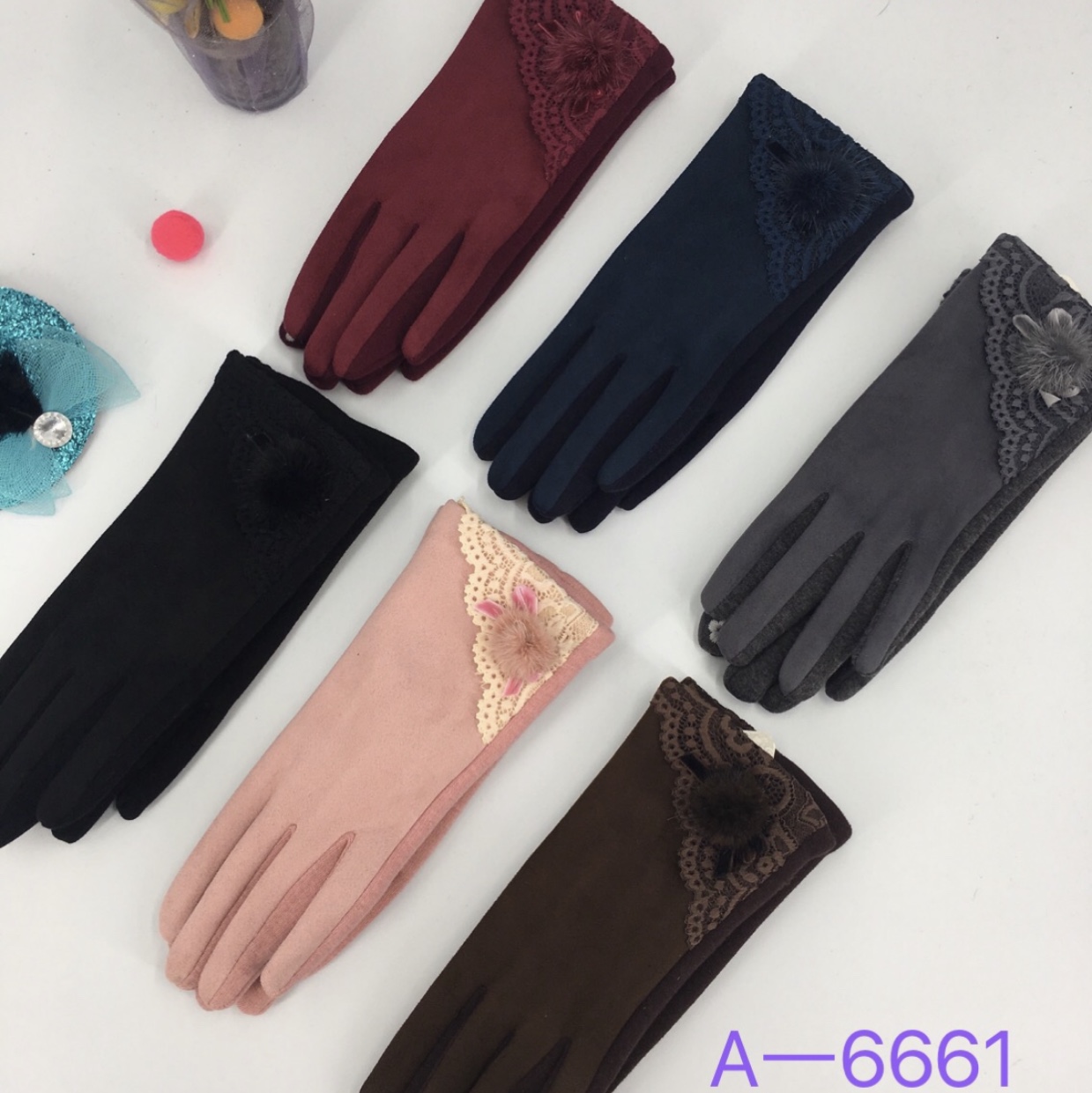 Factory direct sales of women's touch screen AB version casual and fashionable gloves