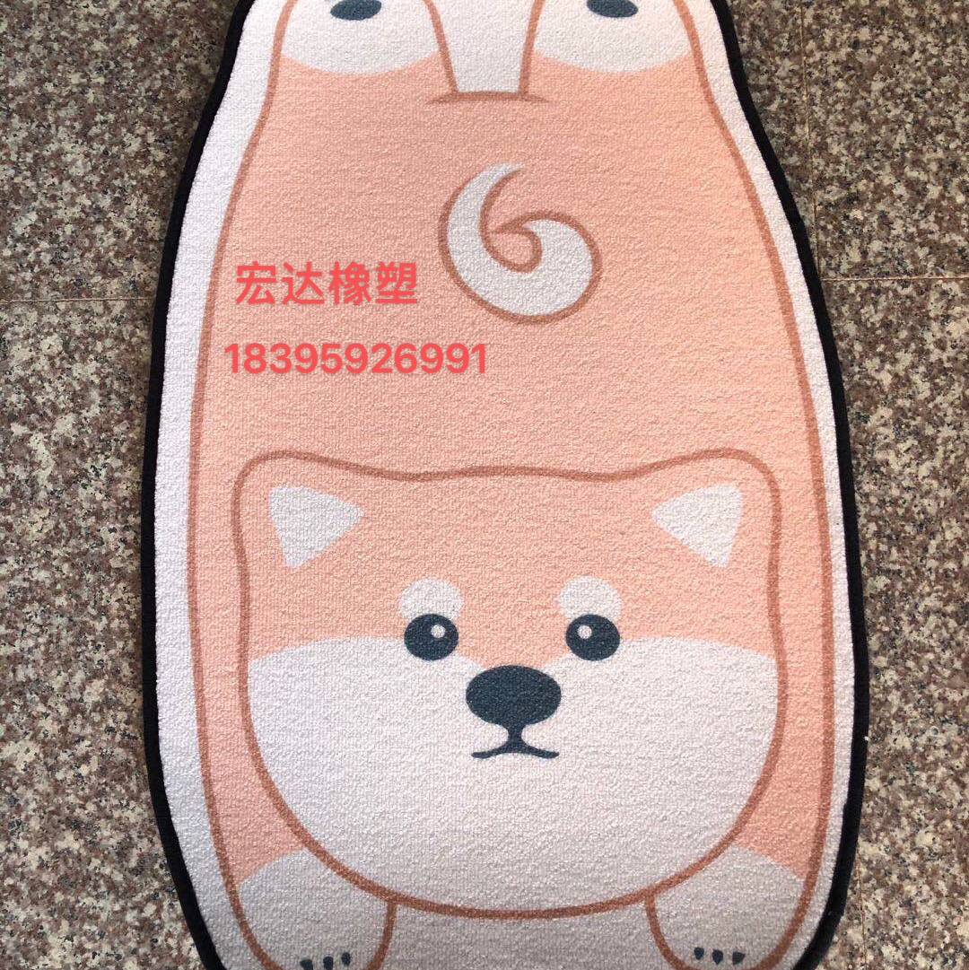 2023 new factory direct sales cute cartoon floor mat Specification drawing