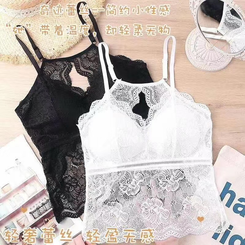 Lace suspenders