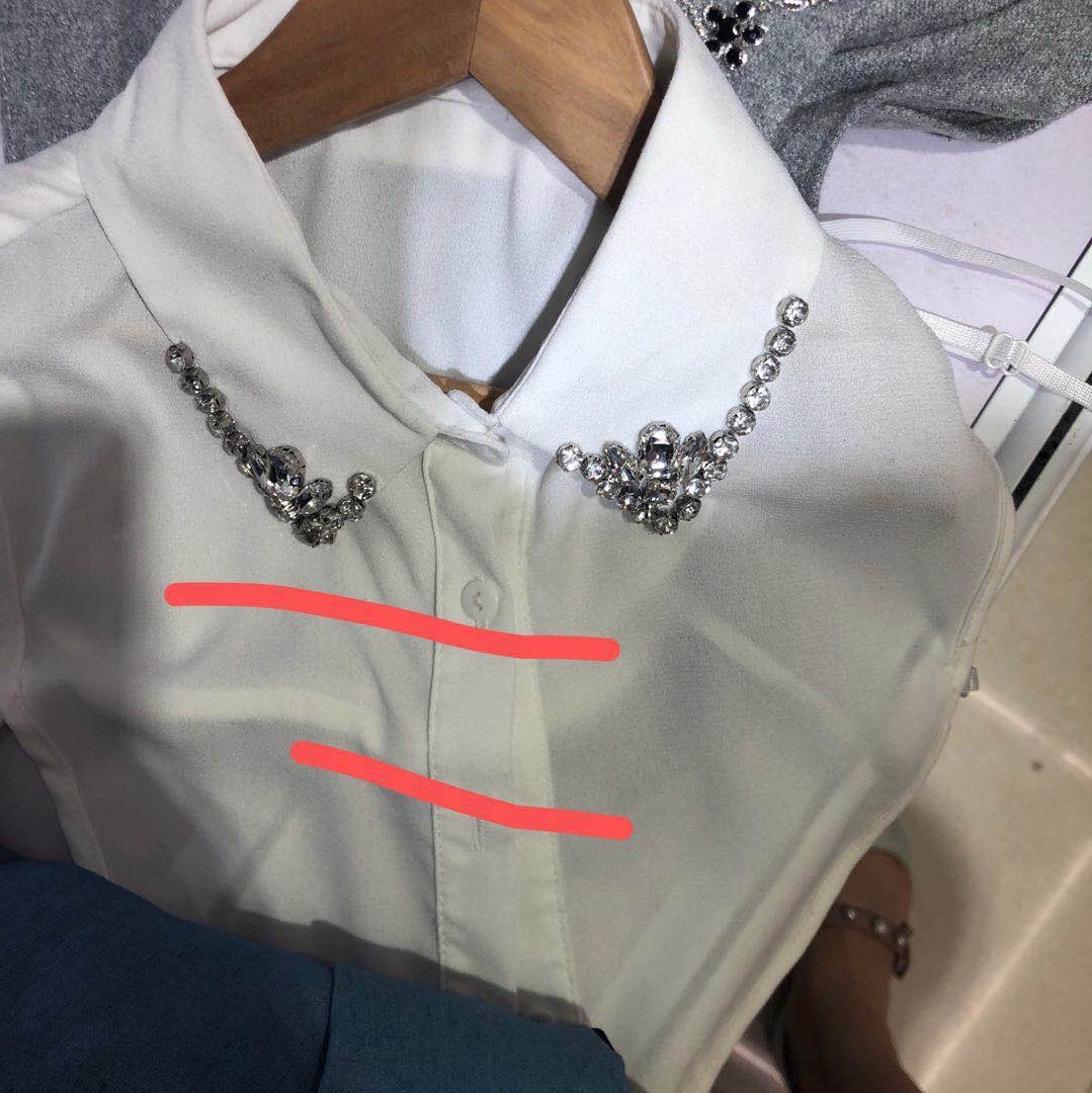 Half shirt, shirt false collar, small cape, small clothes, decorative collar, chiffon fabric