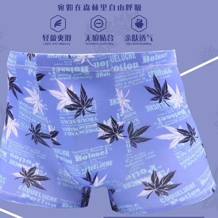 Mesh breathable cool and comfortable panties ice cool summer new men's shorts