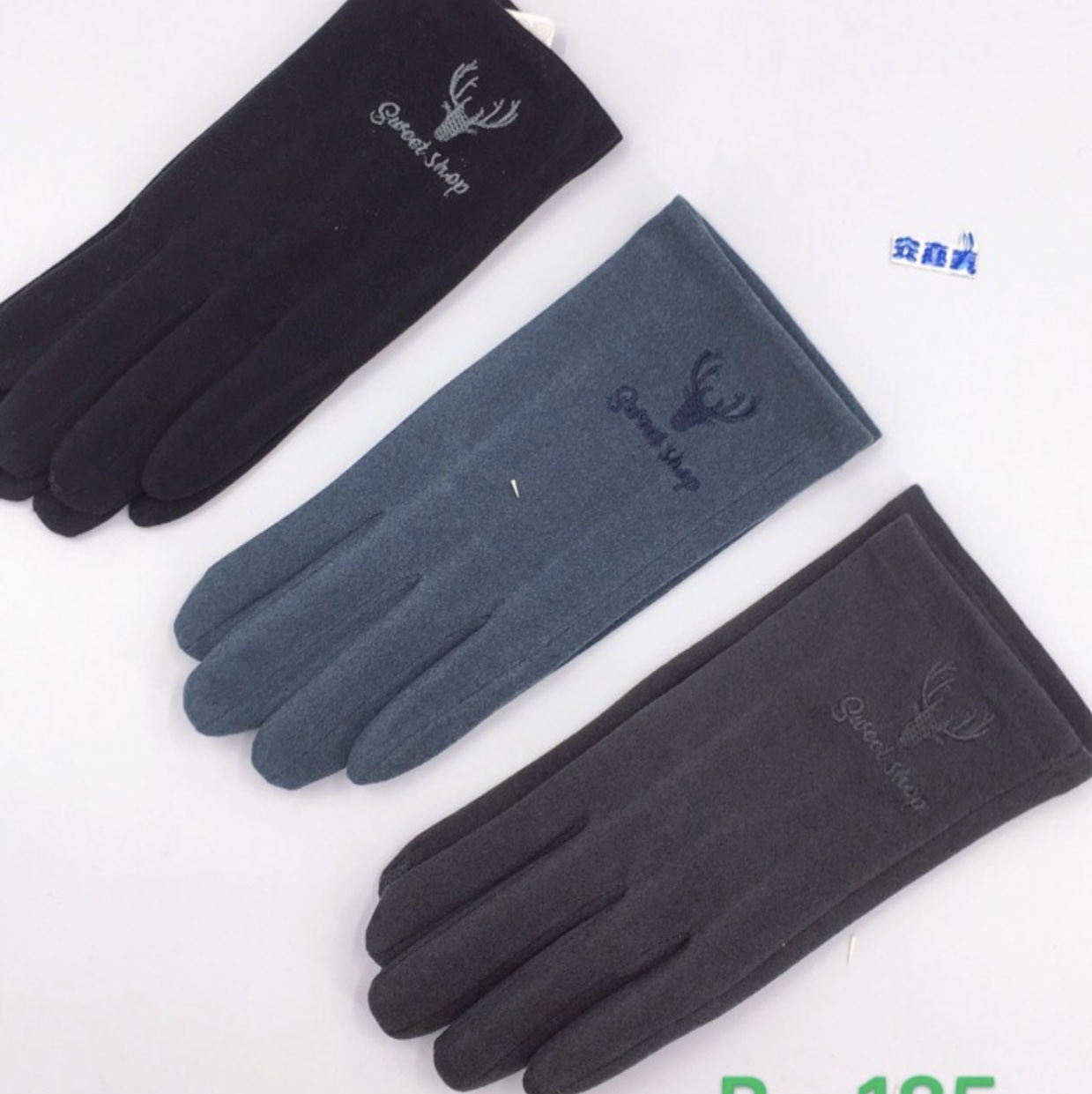 Factory direct sales of men's fleece touch screen casual gloves