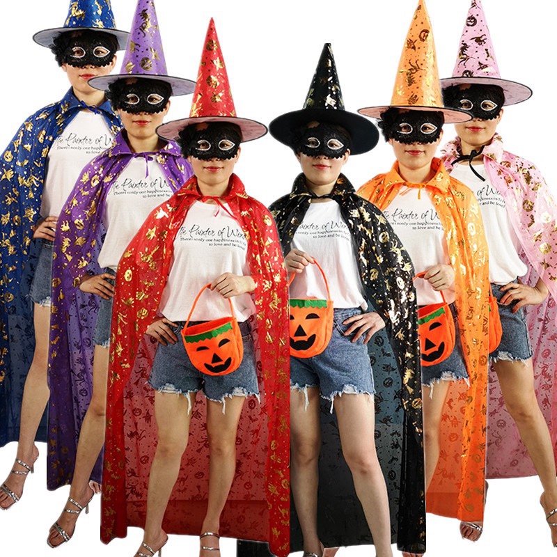 Halloween cape masquerade ball cosplay Witch Death costume Adult velvet cape cape wholesale undefined
