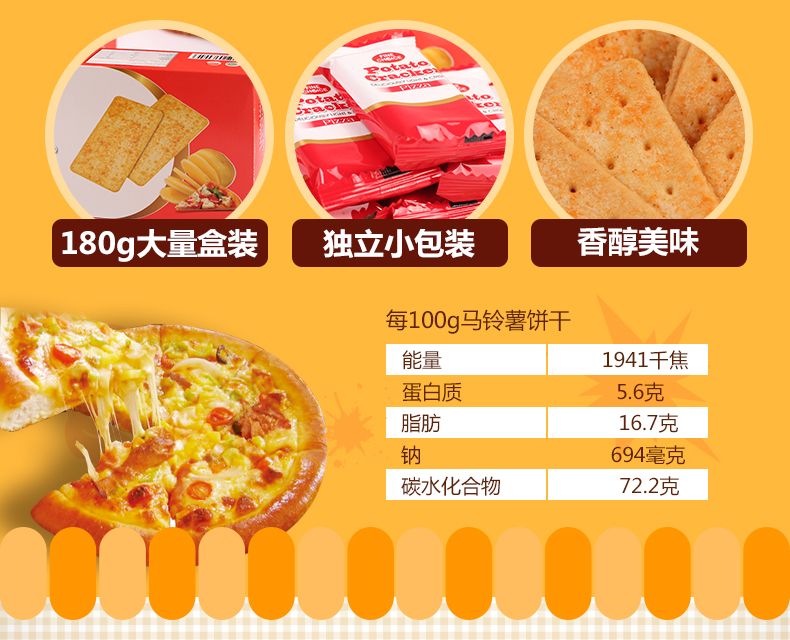 Waxman Potato Crepe (Pizza Flavor) 180G Application Scenario