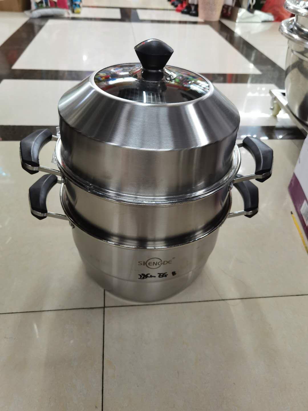 不锈钢蒸锅带蒸格
