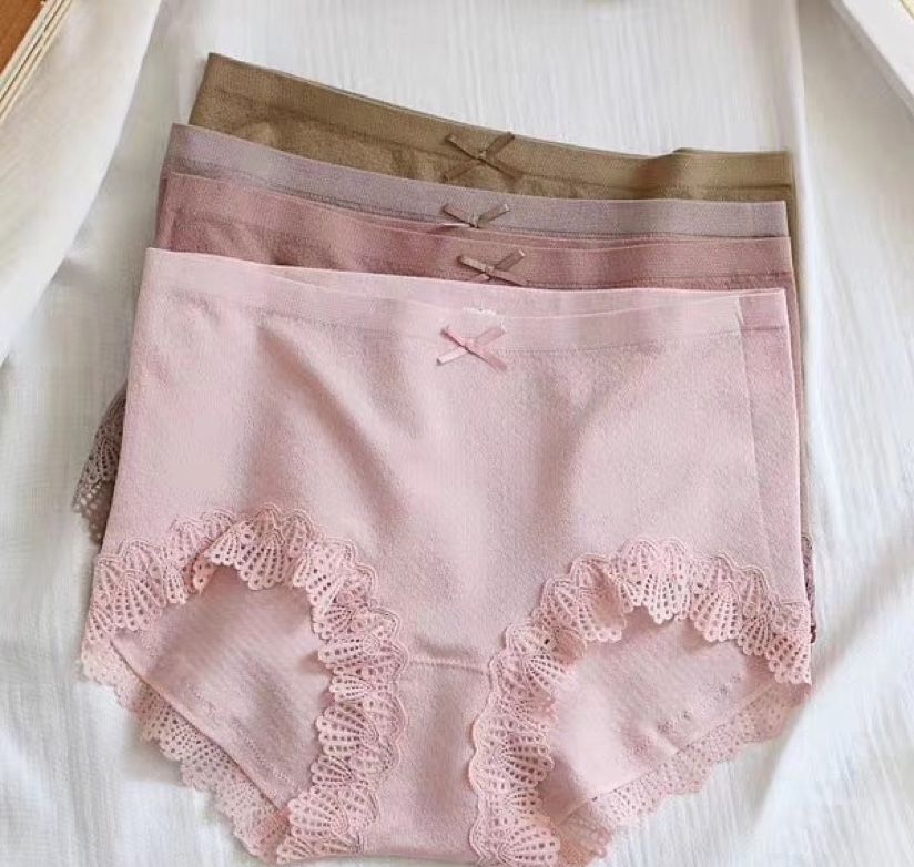 Cotton Shan seamless large breathable antibacterial buttock briefs thumbnail