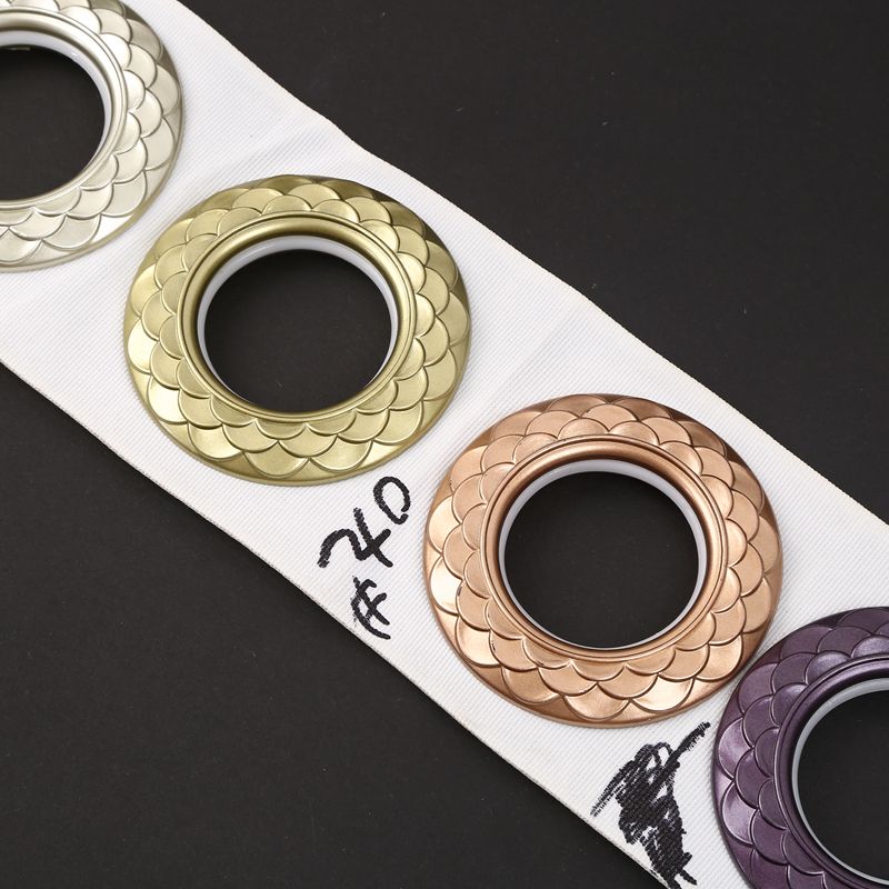 Fishscale Ring Window Decoration Super Slip Nanoring Art Ring Punch Ring Rod Curtain Ring Buckle Application Scenario