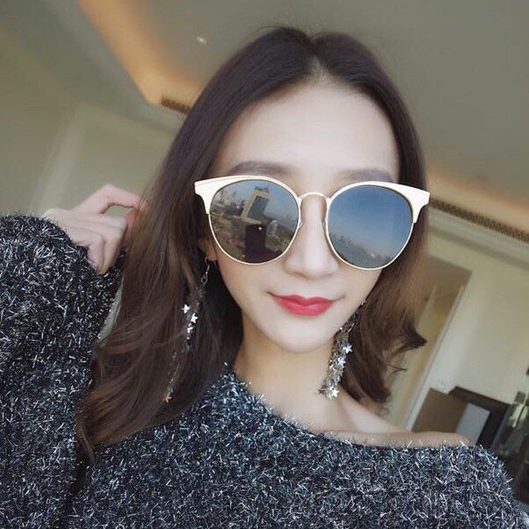 大框女金属框瘦脸神器旅游必备太阳镜