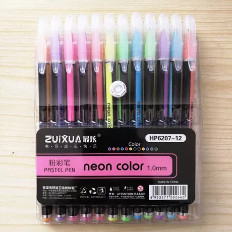Our best pastel pens 12 color neutral pens full figure