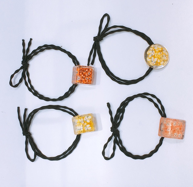 Transparent animal resin transparent rubber band fruit rubber band Ting Xuan jewelry thumbnail