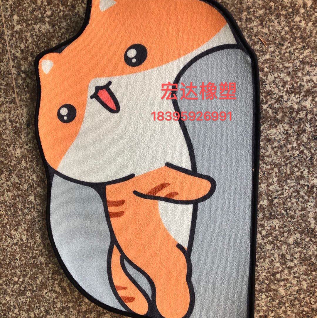 2023 new factory direct sales cute cartoon floor mat details Picture