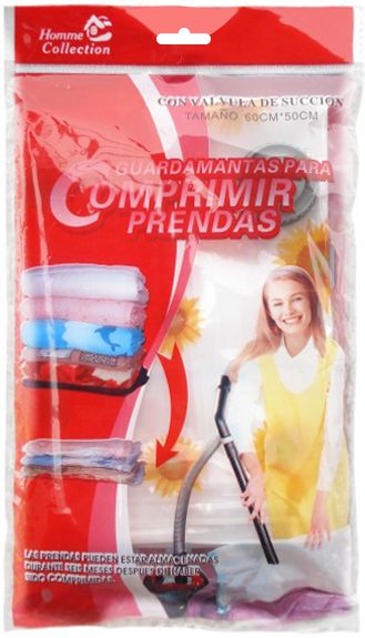 抽真空压缩袋棉被特大号收纳袋整理袋西班牙语50*60cm详情1