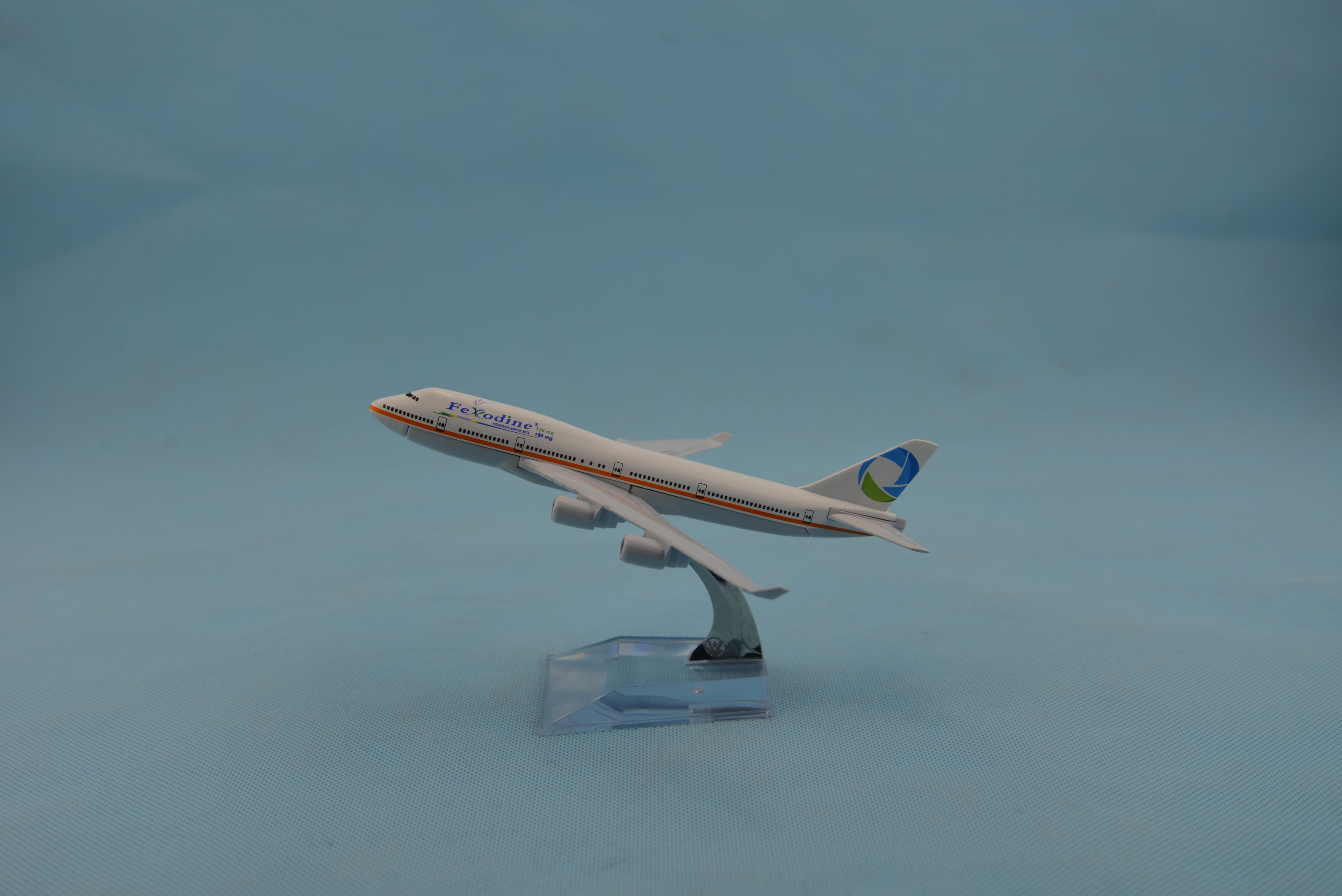 金属飞机模型（fexodine航空B747-400）飞机模型  合金飞机模型