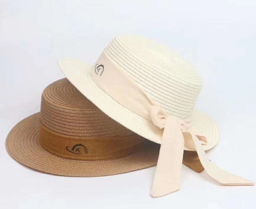 Flowered floral bonnet fashion sun hat Specification drawing