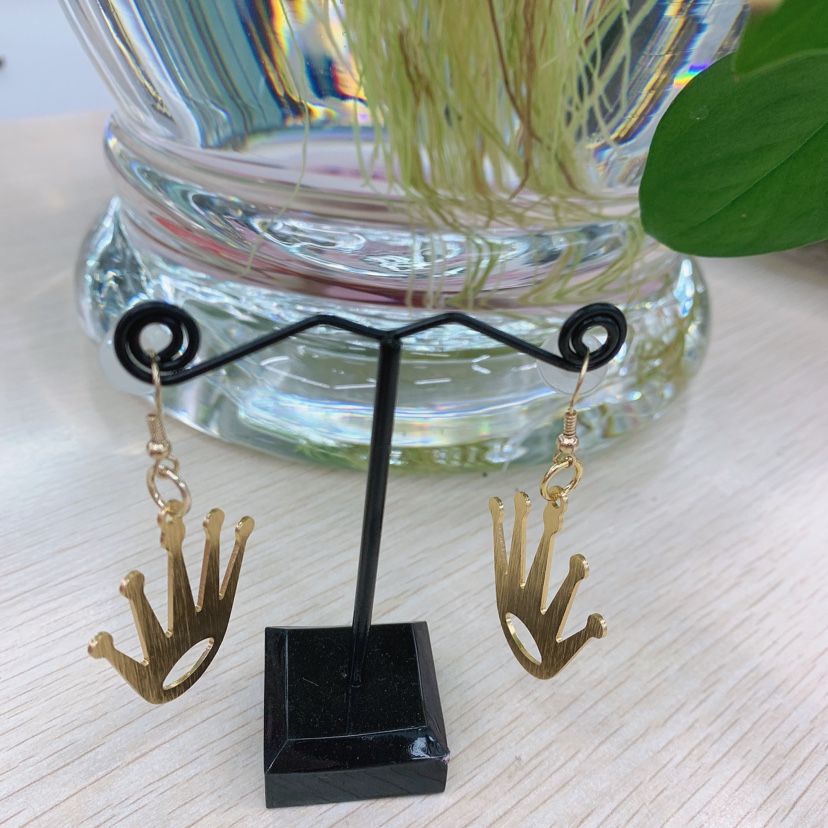 小号皇冠耳环