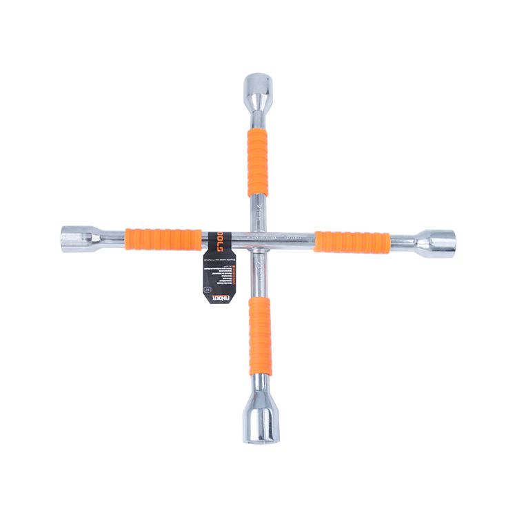 The Orange plastic set Cross Rim Wrench 16 inches