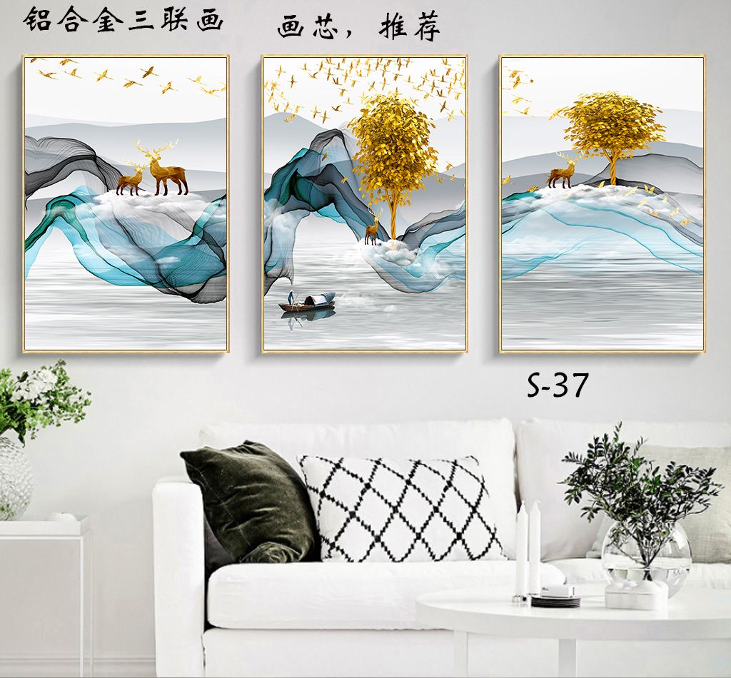 Nordic living room decorative painting thumbnail