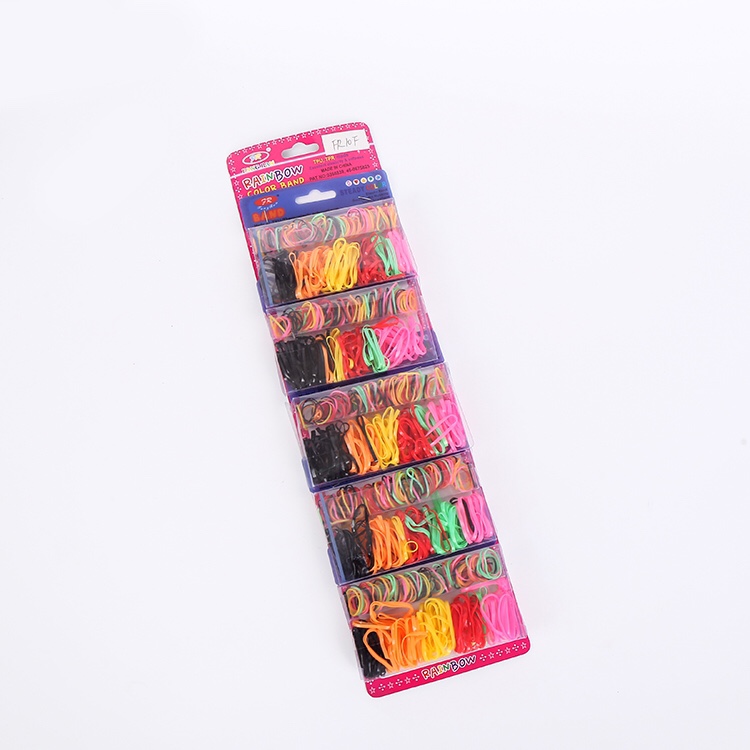 Wholesale of straight, colorful small rubber bands, Korean-style rubber bands, rainbow disposable rubber band covers, high-elasticity hair ties, black hair bands for women, adults and children